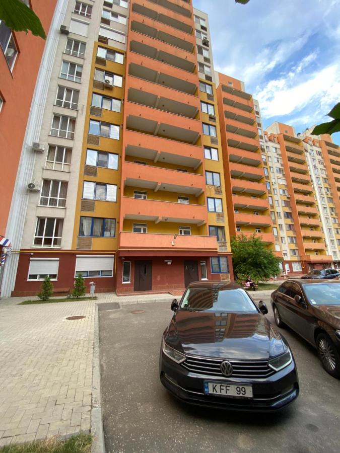 Cozy Two Bedroom Large Apartment 基希讷乌 外观 照片