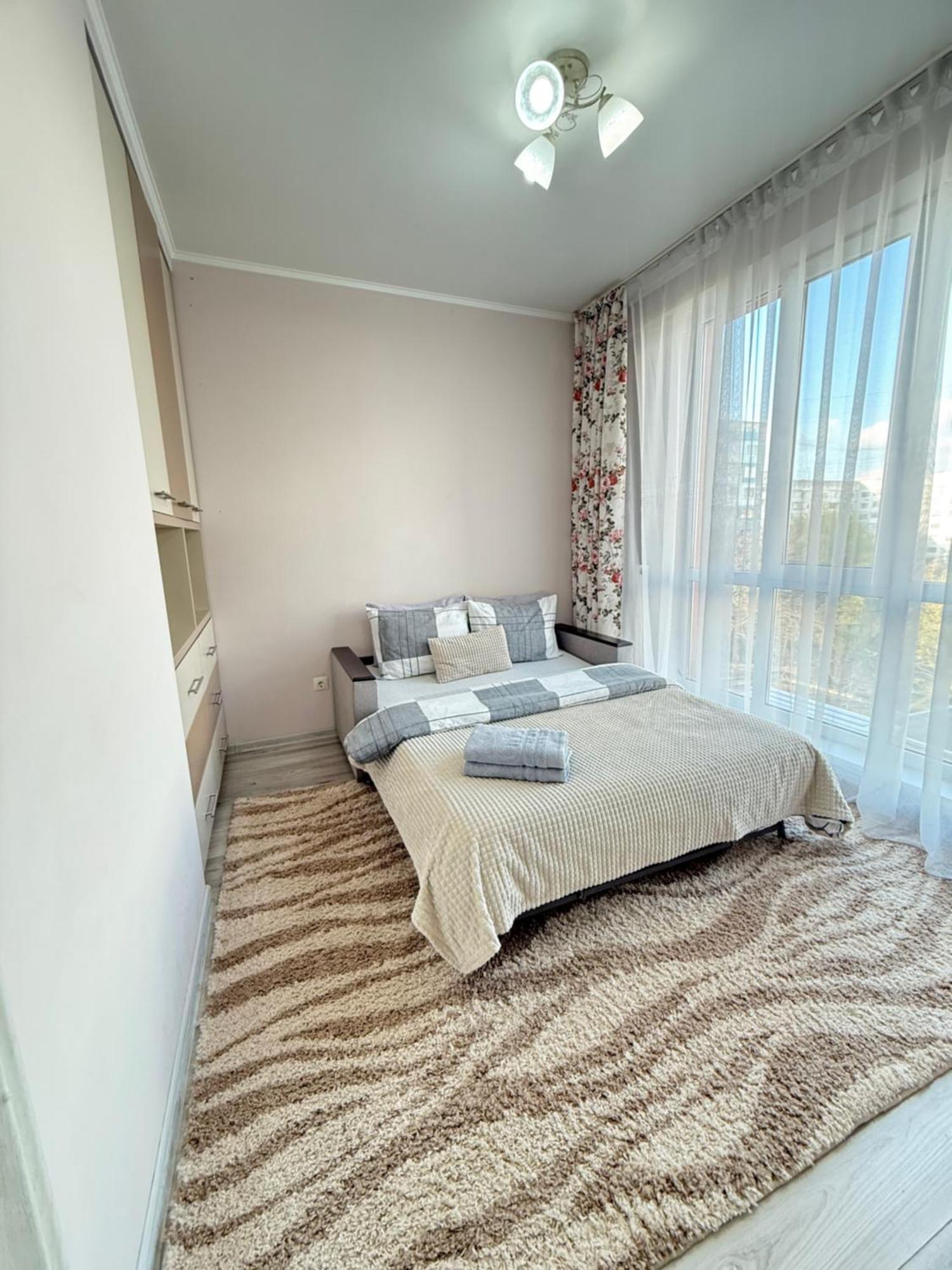 Cozy Two Bedroom Large Apartment 基希讷乌 外观 照片